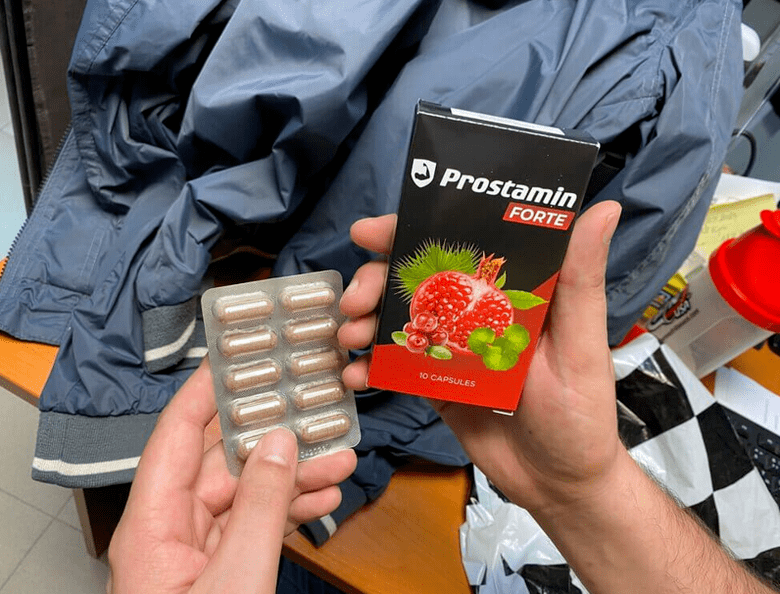Arrival of a package with Prostamin Forte