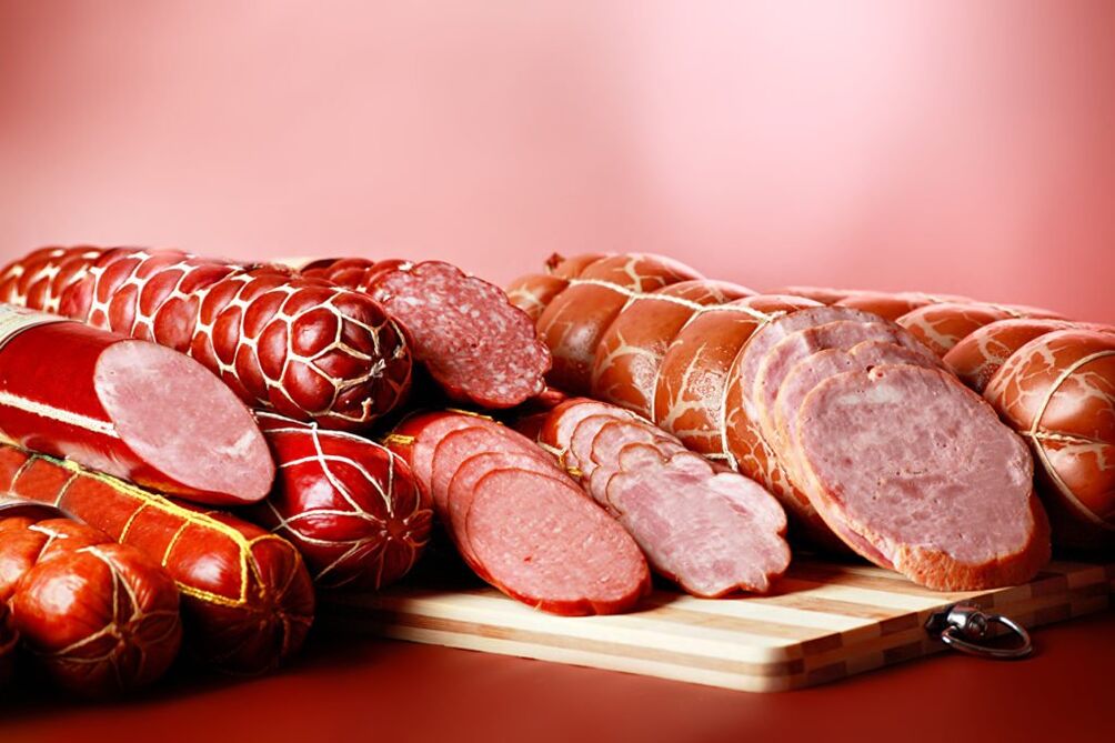 sausages as a prohibited food for prostatitis
