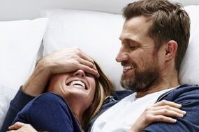 A man with a bacterial form of prostatitis benefits from intimacy with a woman