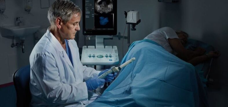 Ultrasound of the prostate through the rectum is an informative method for diagnosing prostatitis.