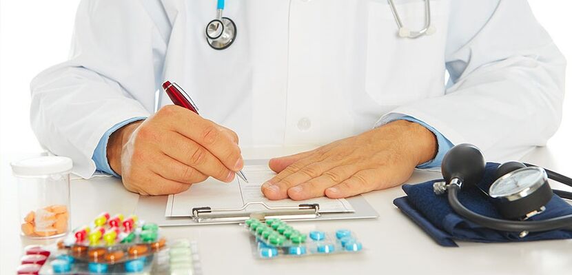 doctor prescribes drugs for prostatitis